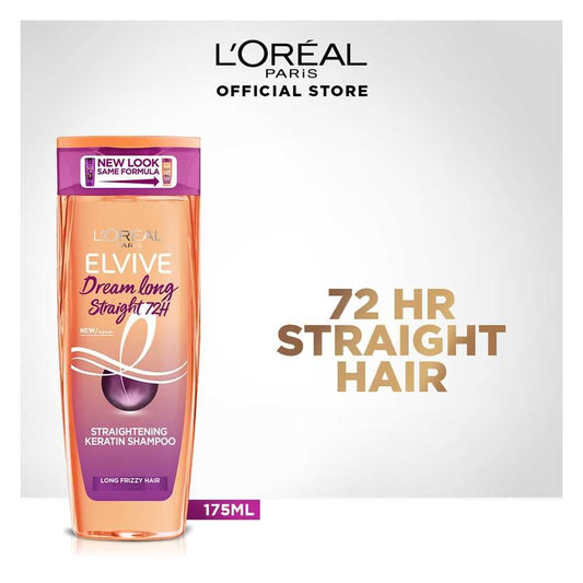 L'Oreal Paris Elvive Dream Long Straight 72H Keratin Straightening Conditioner - Premium Shampoo & Conditioner Sets from Elvive - Just Rs 519! Shop now at Cozmetica