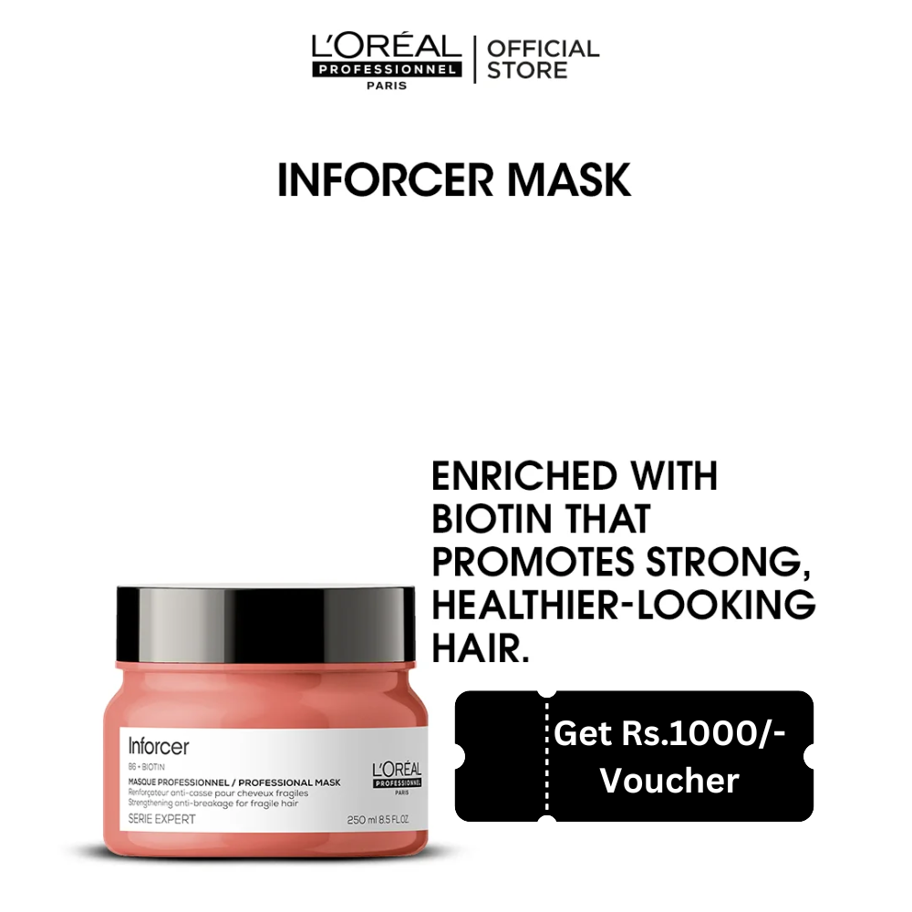 Loreal Professionnel Serie Expert Inforcer Mask - 250ml - For Long Fragile, Breaking Hair