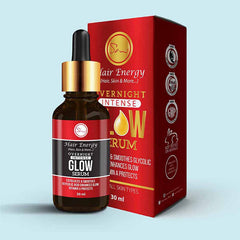 Hair Energy 100 Organic Aloevera GelOvernight Intense Glow Serum