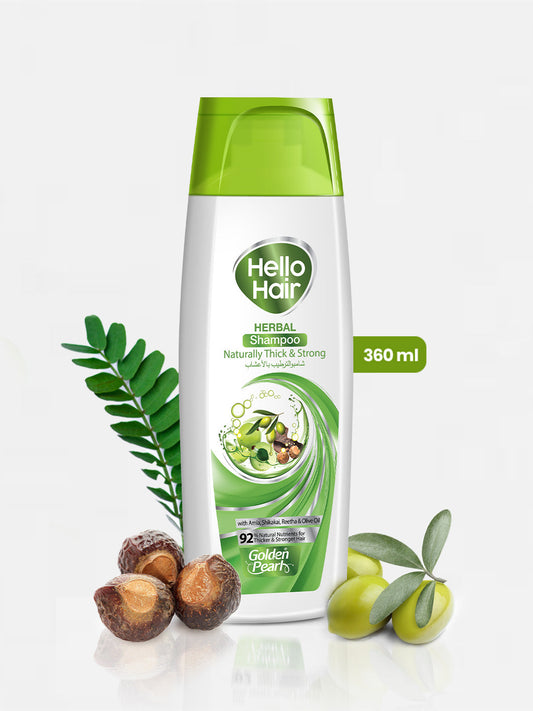 Golden Pearl Hello Hair - Herbal Shampoo - 360ml