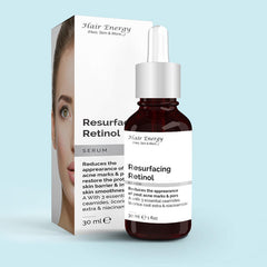 Hair Energy 100 Organic Aloevera GelResurfacing Retinol Serum Relift & Refirm Overnight