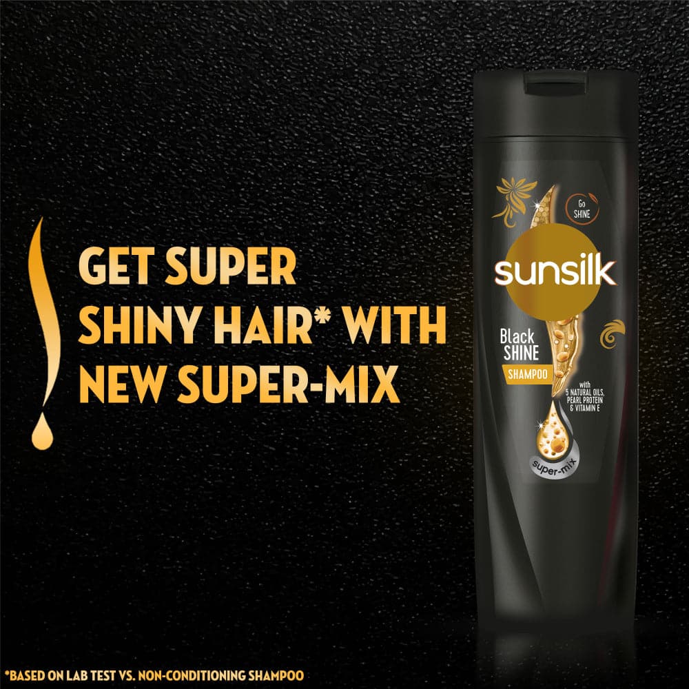 Sunsilk Black Shine Shampoo - 185ML