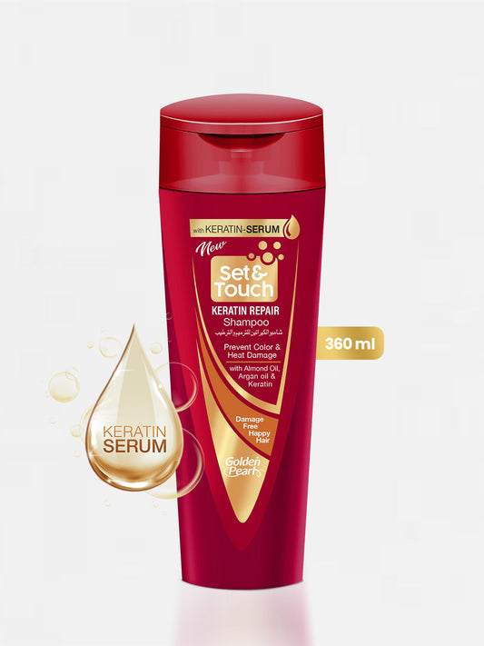Golden Pearl Set and Touch - Keratin Repair Shampoo - 360ml