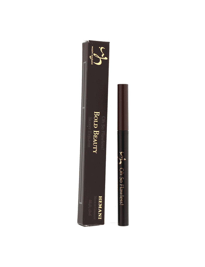 Hemani Bold Beauty Skinny Eyeliner Brown - Premium  from Hemani - Just Rs 1215.00! Shop now at Cozmetica