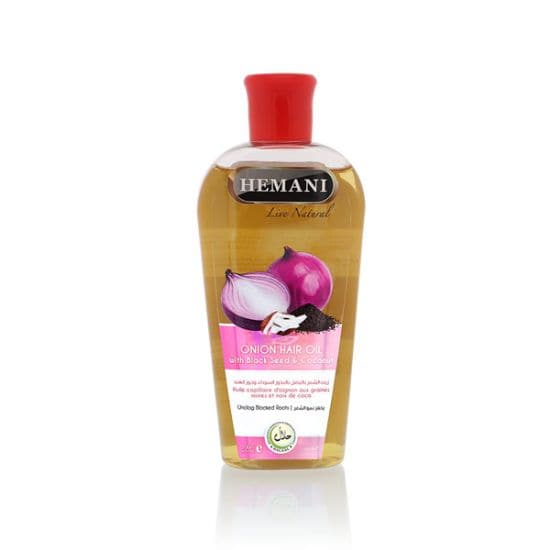 Hemani Herbal Hair Oil - Onion (200Ml) - Premium Hair Oil from Hemani - Just Rs 495! Shop now at Cozmetica