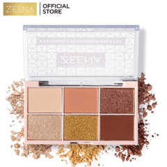 Zeena Eyeconic Eyeshadow Palette - 10 Golden Nude