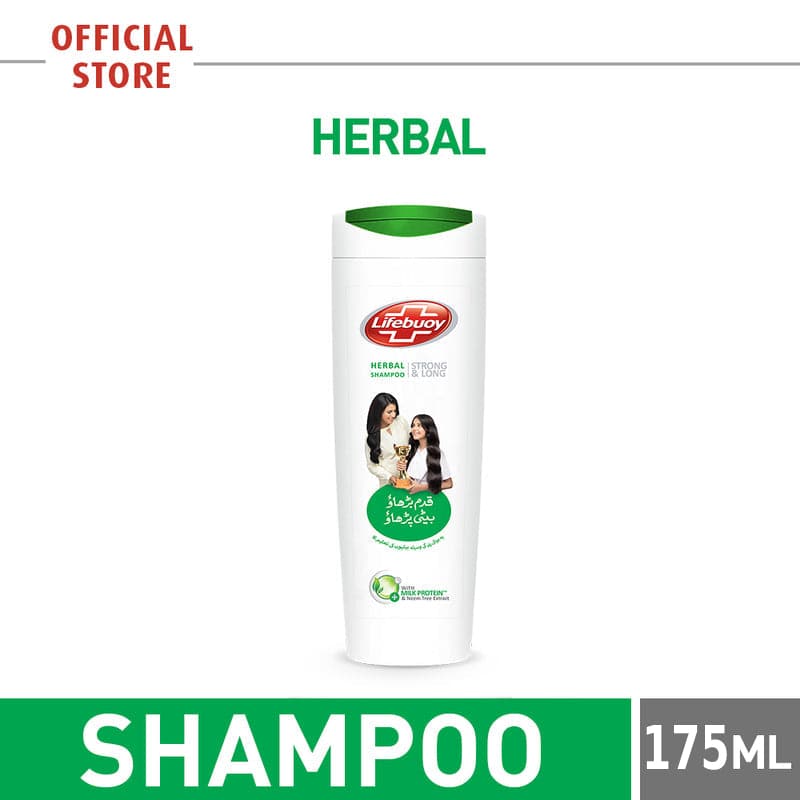 Life Buoy Herbal Strong Shampoo Bp - 175Ml - Premium Health & Beauty from Lifebuoy - Just Rs 195.00! Shop now at Cozmetica