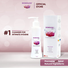 BioMousse Flora - Female Intimate Hygiene Wash Solution - 120ml