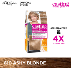LOreal Paris Casting Creme Gloss - 810 Ashy Blonde Hair Color