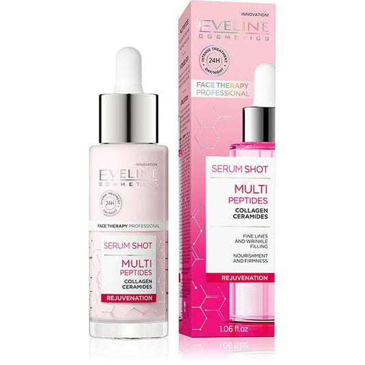 Eveline Serum Shot Multi Peptides Collagen Rejuvenation - 30ml