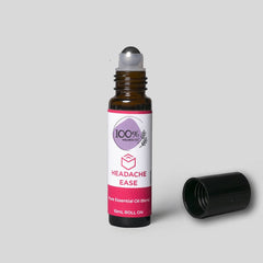 100% Wellness Co Headache Ease Essential Oil Roll-on Blend