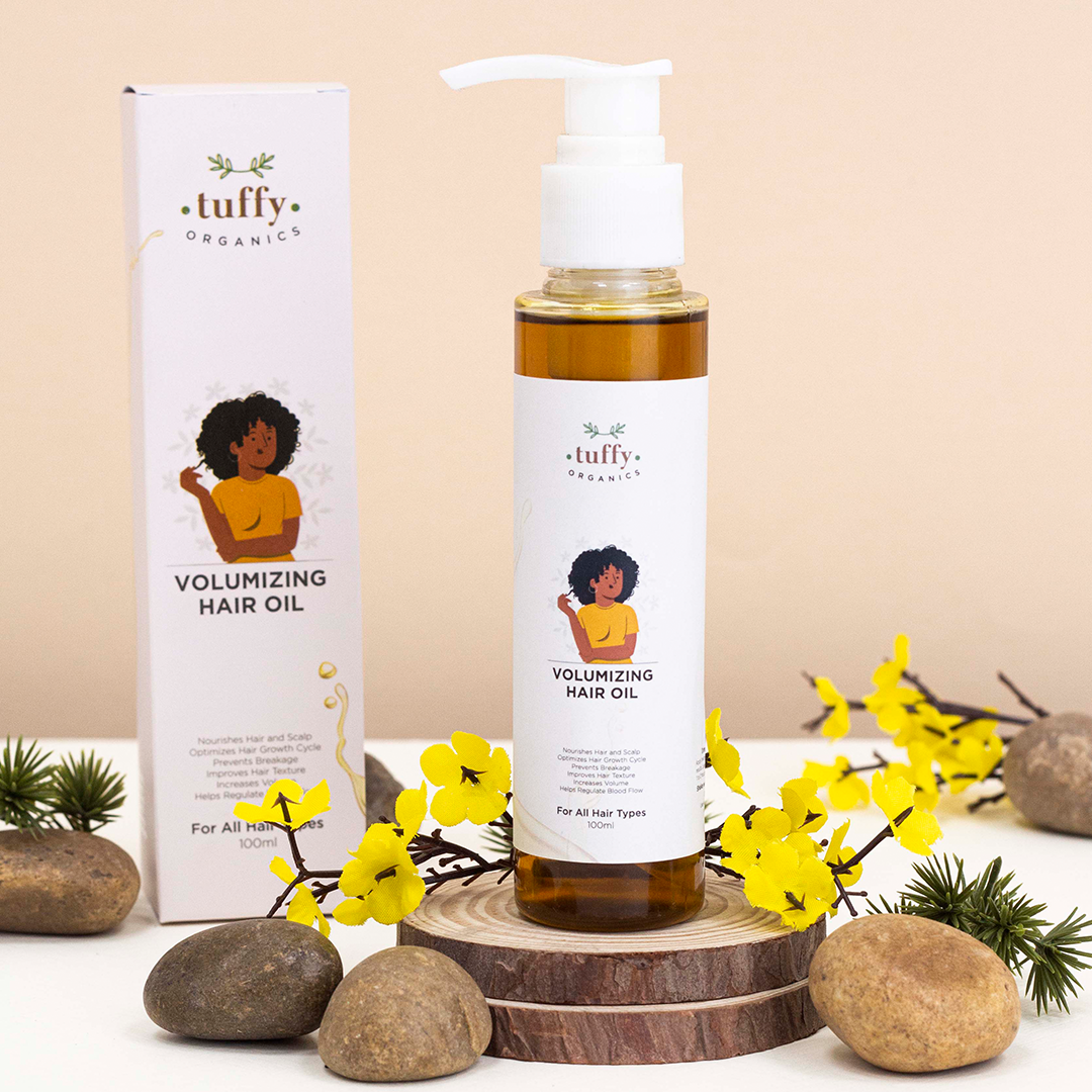 Volumizing Hair Oil - Premium  from Tuffy Organics - Just Rs 1199! Shop now at Cozmetica