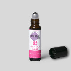 100% Wellness Co Monthly Dose Essential Oil Roll-on Blend