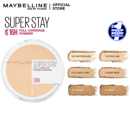 Maybelline New York 24H Superstay Full Coverage Powder Foundation - Premium Foundations & Concealers from Maybelline - Just Rs 2699! Shop now at Cozmetica