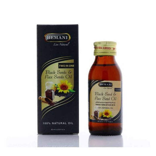 Hemani Black Seed & Flax Seed Oil 60ml