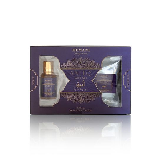 Aneeq Bakhoor & Attar Gift Set