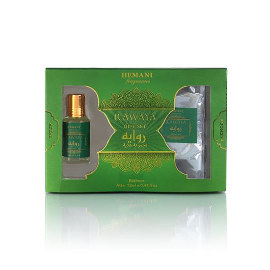 Rawaya Bakhoor & Attar Gift Set