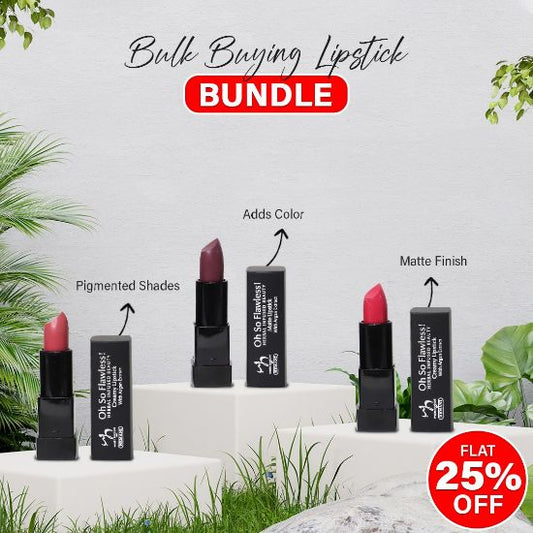 Pack Of 3 Matte Lipstick