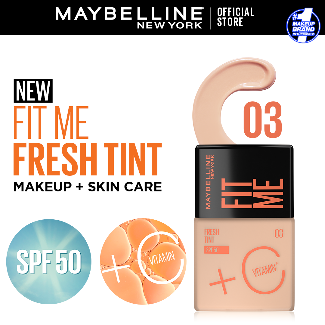 New York Fit Me Fresh Tint With SPF 50 & Vitamin C, Natural Coverage Foundation-2