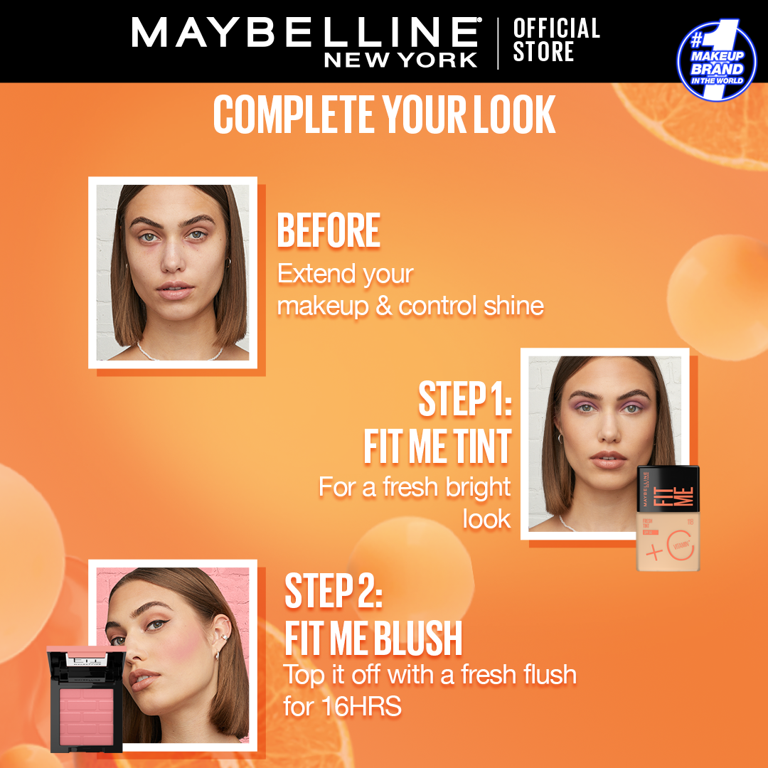 Maybelline New York Fit Me Fresh Tint With SPF 50 & Vitamin C, Natural Coverage Foundation - Premium Foundations & Concealers from Maybelline - Just Rs 1399! Shop now at Cozmetica