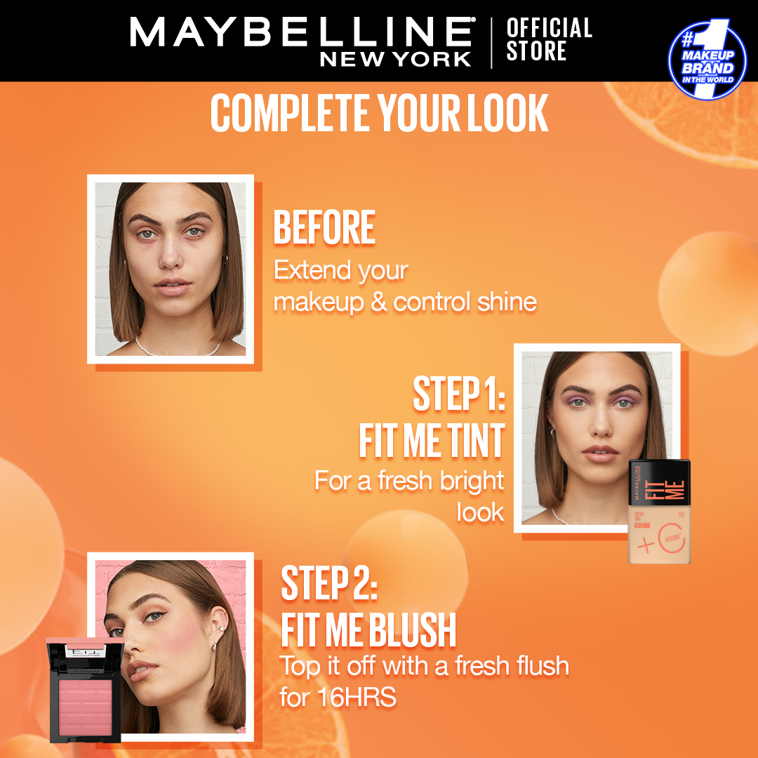 Maybelline New York Fit Me Fresh Tint With SPF 50 & Vitamin C, Natural Coverage Foundation - Premium Foundations & Concealers from Maybelline - Just Rs 1799! Shop now at Cozmetica