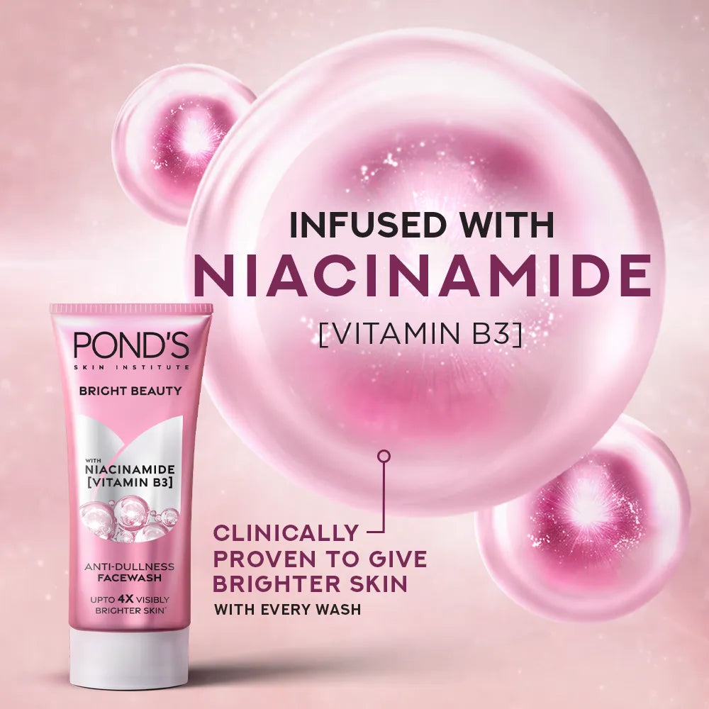 Ponds Bright Beauty Face Wash Niacinamide B3 - 50G