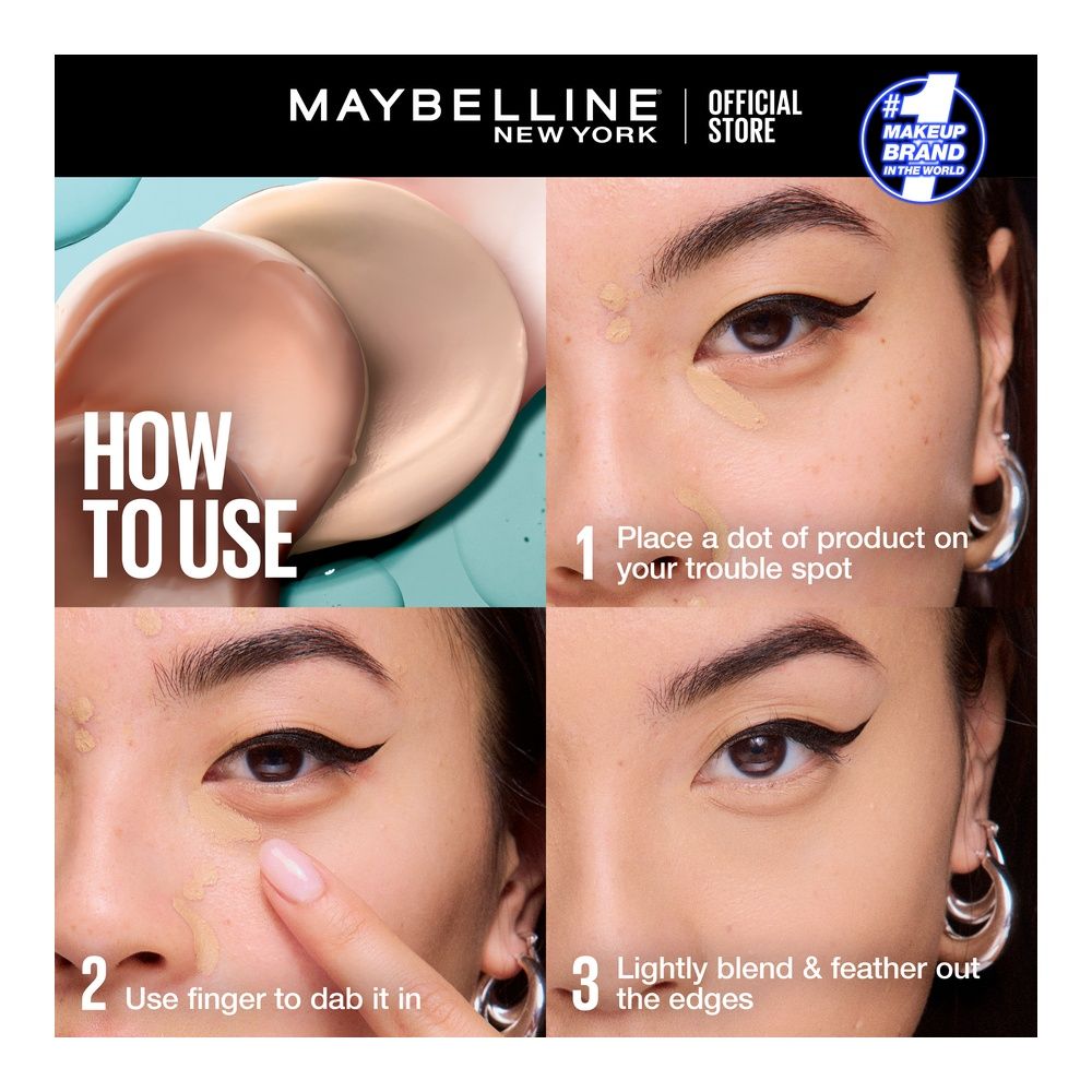 Maybelline Fit Me Spot Rescue Full Coverage Skin-Improving Concealer + Salicylic Acid