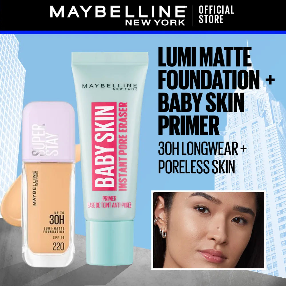 Maybelline Superstay Foundation & Primer Bundle