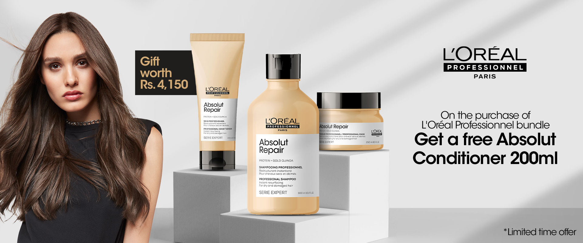 Buy Loreal Paris Bundle & Get Free Conditioner | Limited Time Offer
