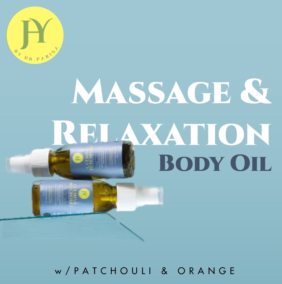 Calming Patchouli
Massage & Relaxation Body Oil