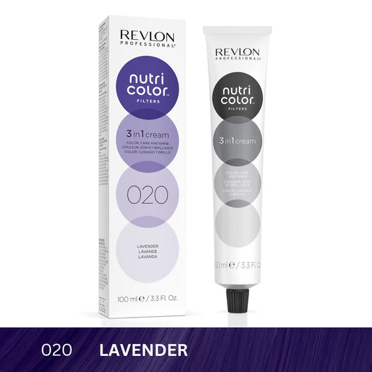 Revlon Professional Nutri Color™ Filters 3-In-1 Hair Color - Lavender 020 - 100ml