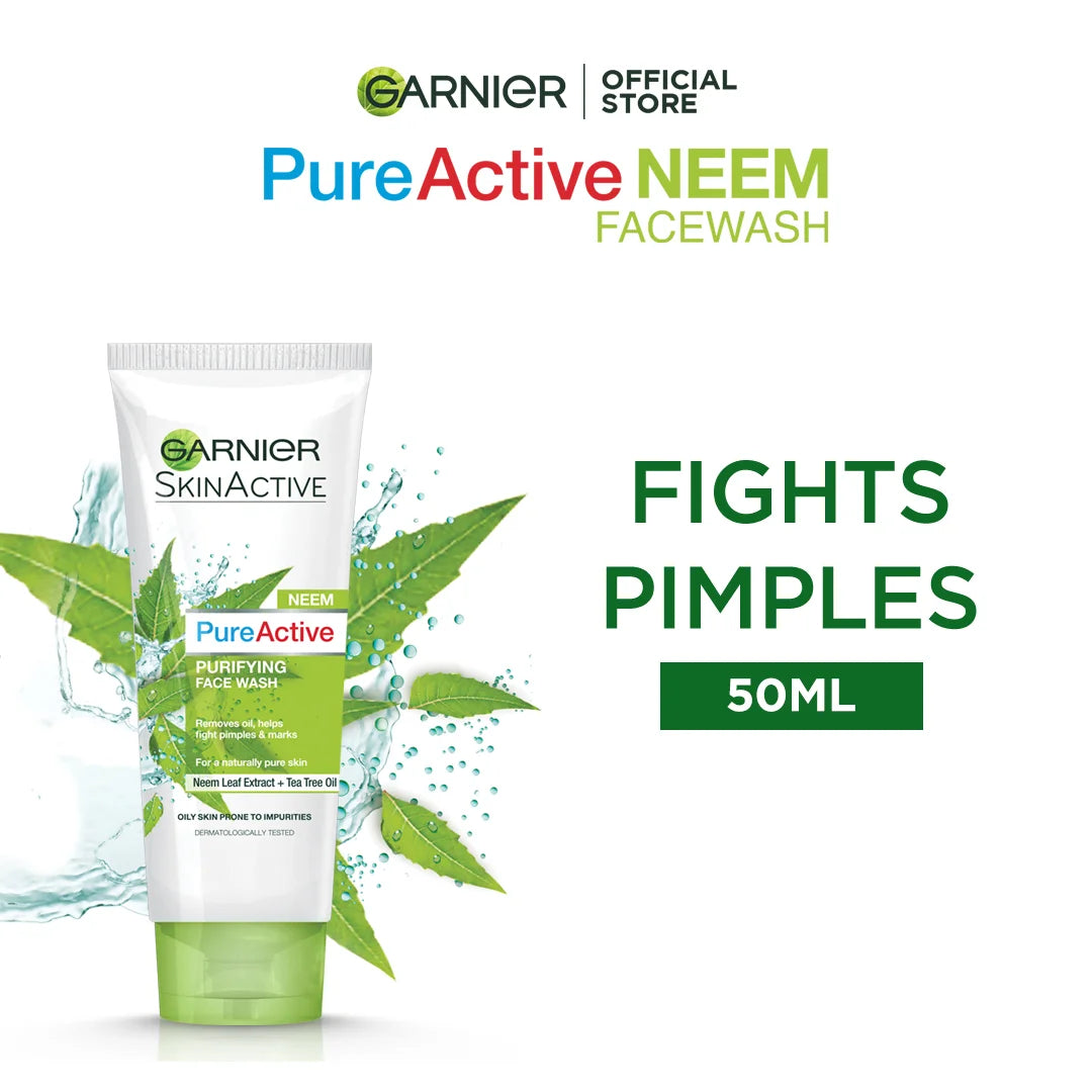 Garnier Skin Natural Pure Active Neem Face Wash - 100ml