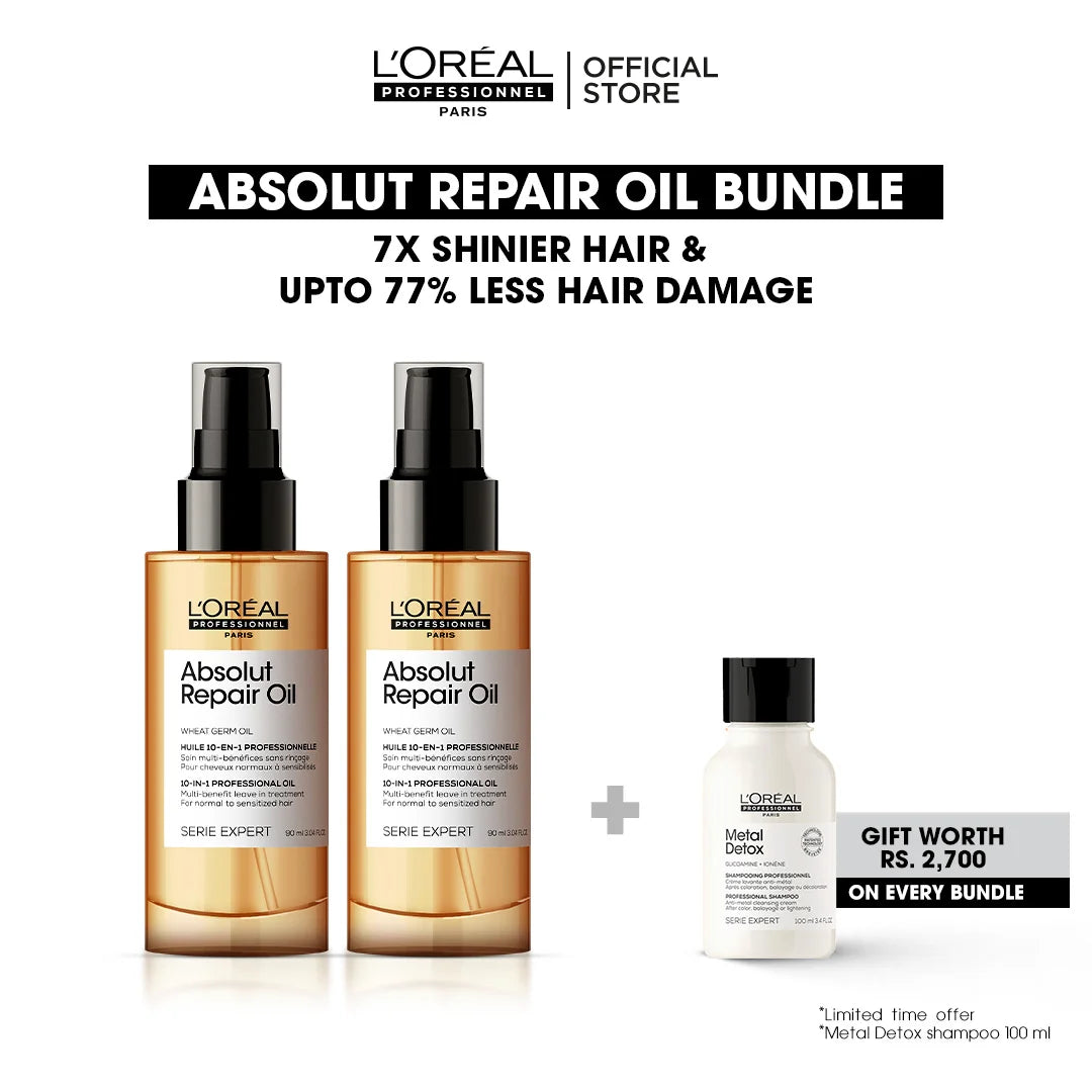 Loreal Professionnel Serie Expert Absolut Repair Oil Bundle Deal