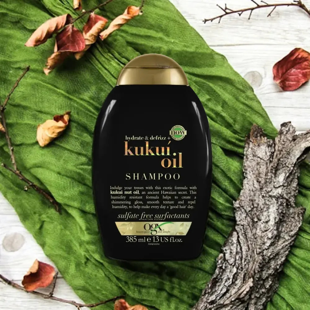 OGX Hydrate & Defrizz Kukui Oil Shampoo - 385ml