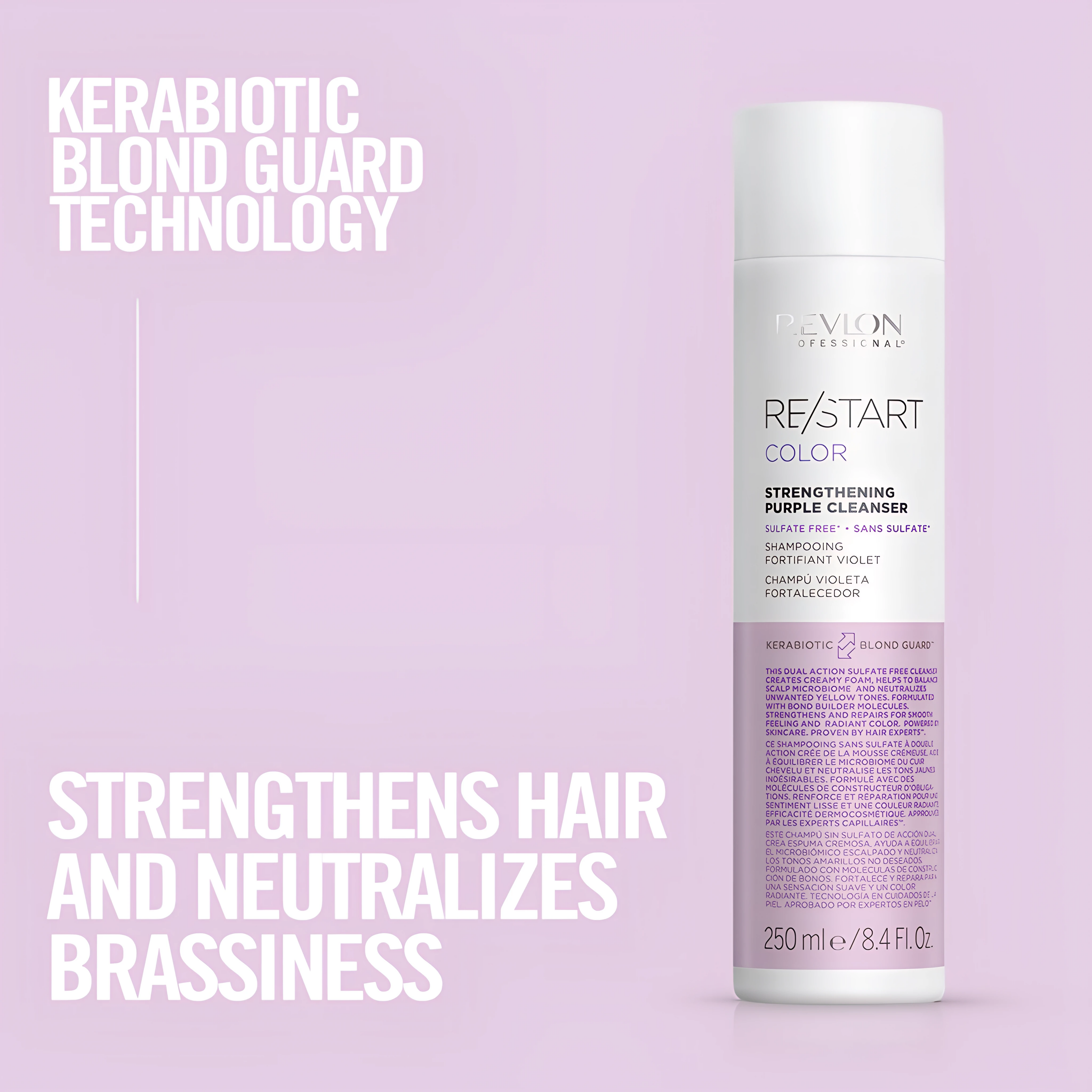 RE/START™ Color Strengthening Purple Cleanser 250ml