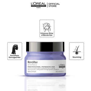 Loreal Professionnel Serie Expert Blondifier Mask - 250ml - For Highlighted Or Blond Hair