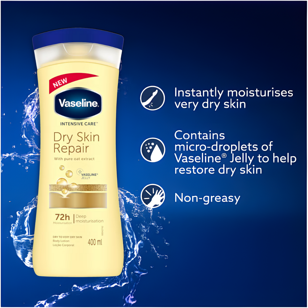 Vaseline Intensive Care Dry Skin Repair Lotion - 400ml