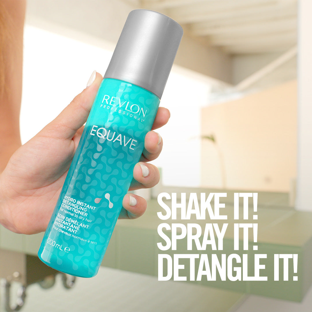 Revlon Professional EQUAVE™ Hydro Care Set: Deep Cleansing Detox Micellar Shampoo 100ml and Instant Detangling Conditioner 200ml