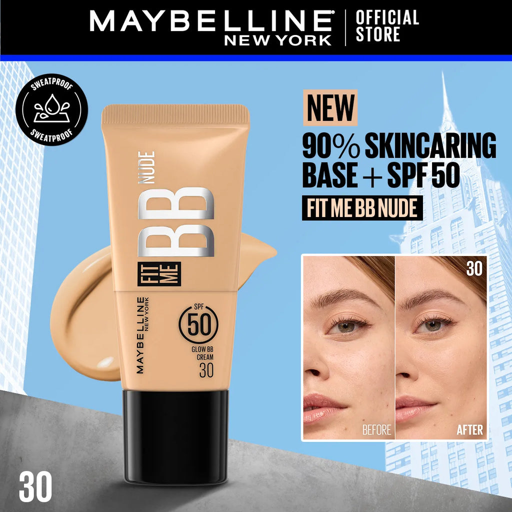 Maybelline New York Fit Me BB Nude Glow Cream