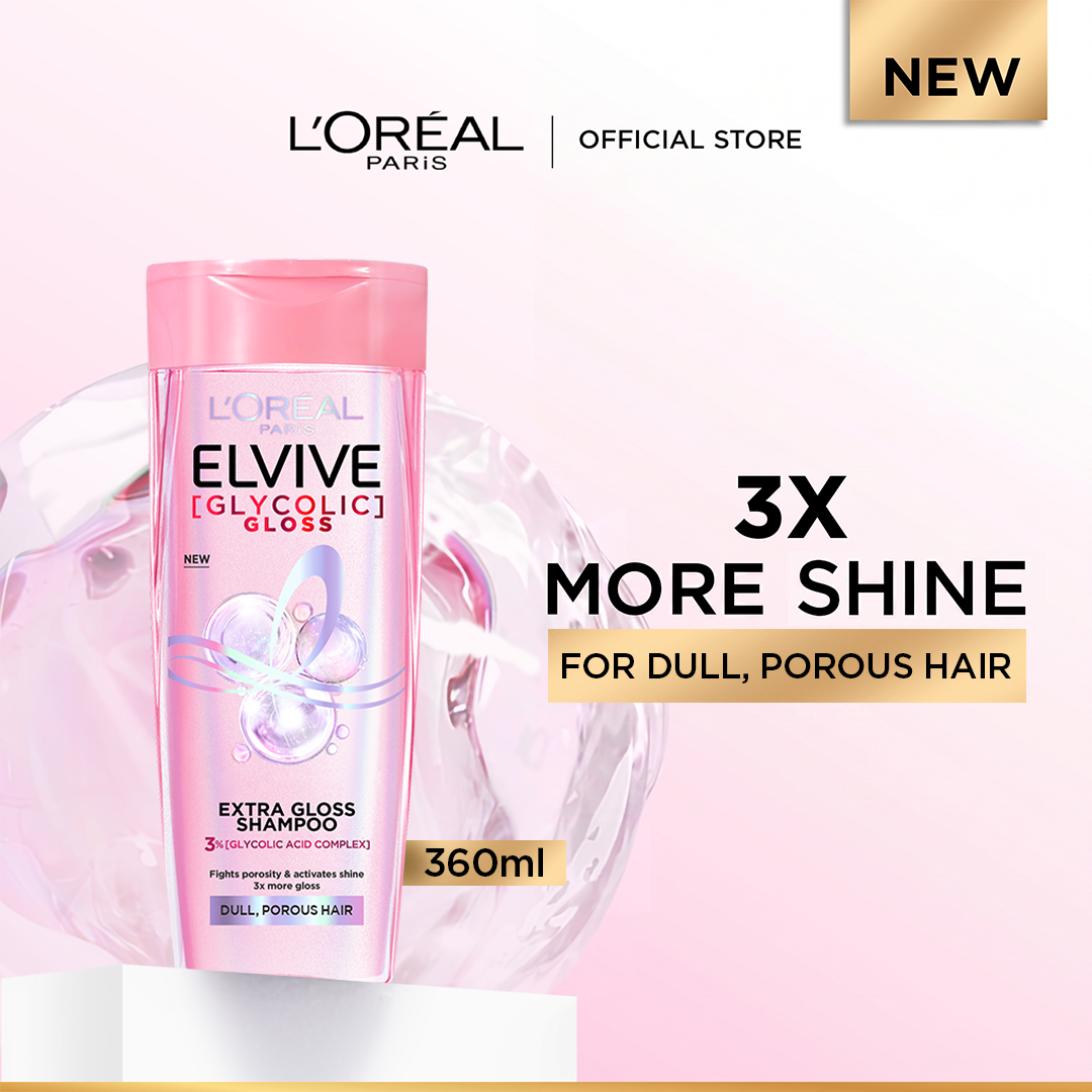 LOreal Paris Elvive Shampoo Glycolic Gloss 360ml