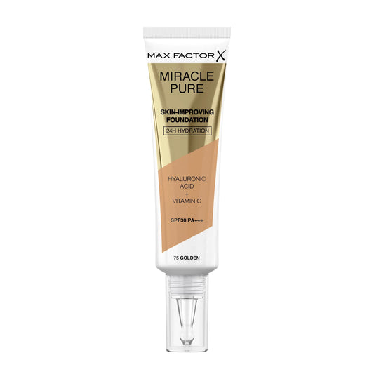 Miracle Pure Skin Improving Foundation 24H Hydration 75 Golden