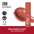 Rimmel Thrill Seeker Lip Latex Liquid Lipstick 200 So Peachy