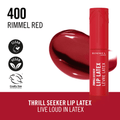 Rimmel Thrill Seeker Lip Latex Liquid Lipstick 400 Rimmel Red