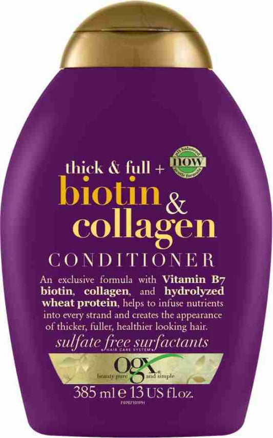 OGX Thick & Full + Biotin & Collagen Conditioner - 385ml