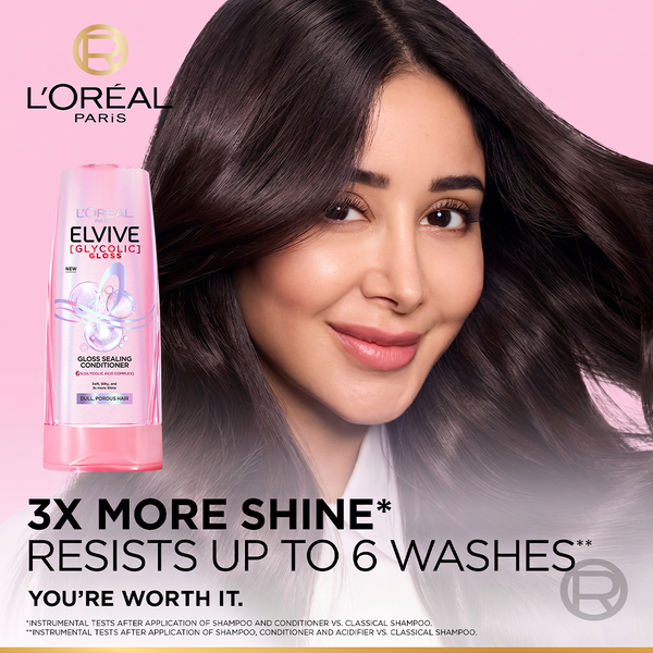 LOreal Paris Elvive Glycolic Gloss Conditioner 175ml