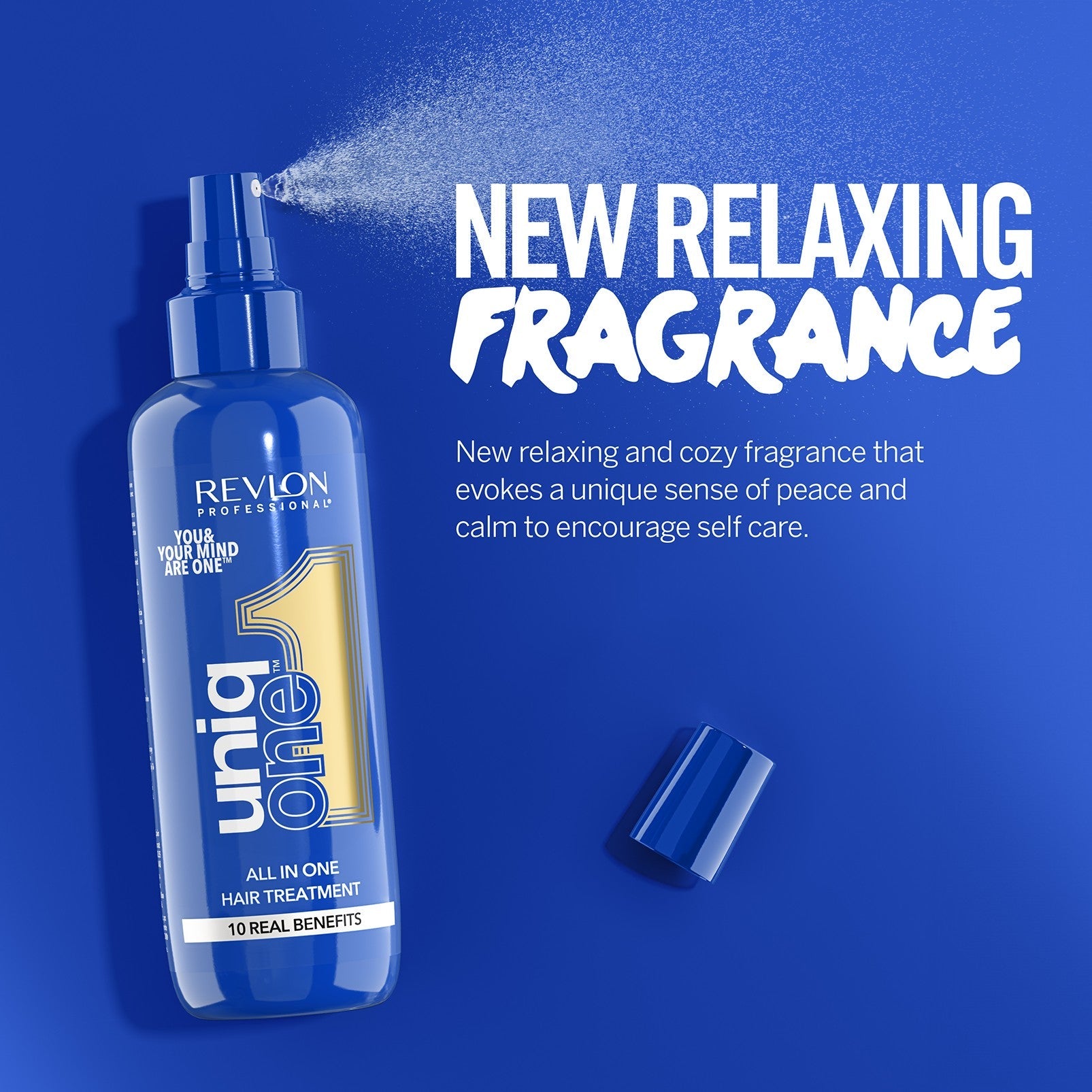 Revlon Professional UniqONE™ Repair Hair Spray Leave-In Treatment - 150ml - "All-in-One" 10 Benefits Hair Serum - Mental Wellness Edition