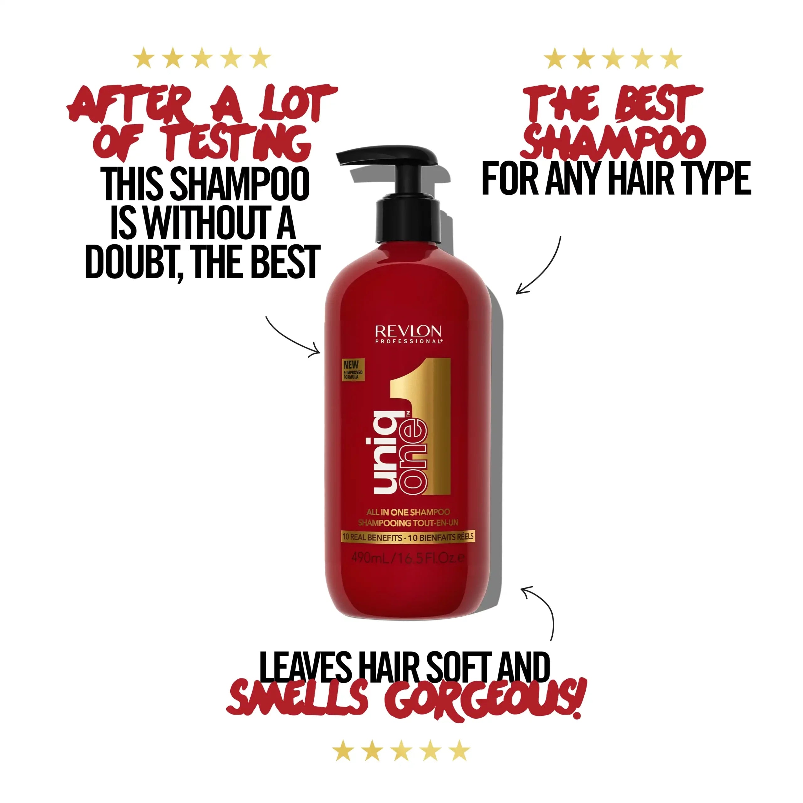 Revlon Professional UniqONE™ All-in-One Shampoo Classic Fragrance 490ml