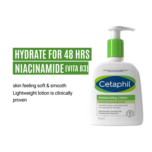 Cetaphil Moisturizing Lotion Dry To Normal, Sensitive Skin - 236ml