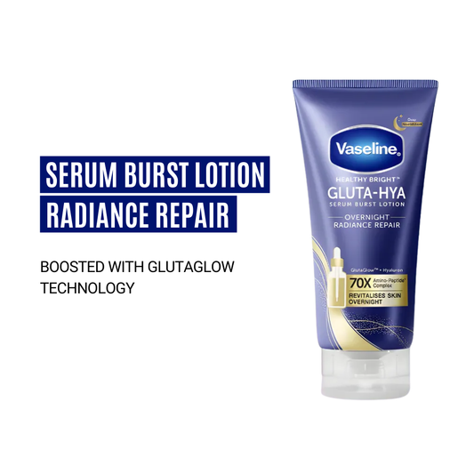 Vaseline Gluta-Hya Serum Burst Lotion Overnight Radiance Repair - 200ml