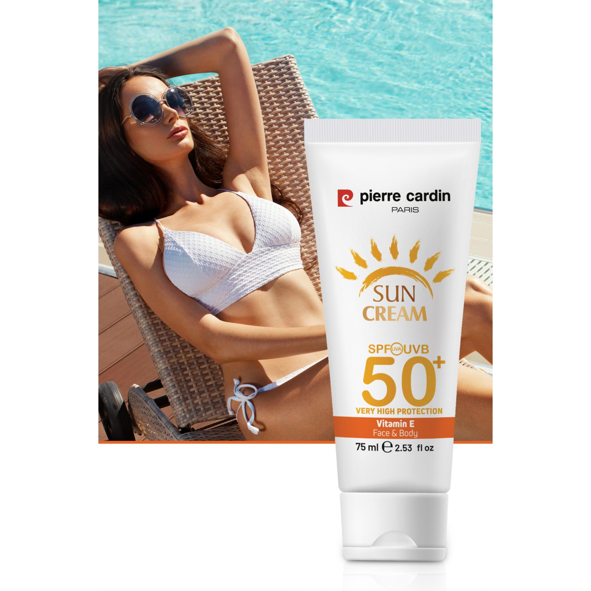 Pierre Cardin Paris Sun Cream 50+ SPF V.High Profile 75ml